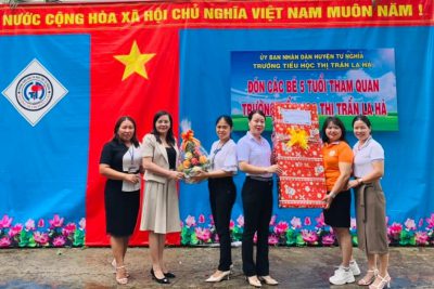 Nhà trường với công tác tổ chức cho trẻ tham quan, trãi nghiệm trường Tiểu học. Năm học 2021-2022