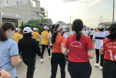 Trường Mầm non Hoạ Mi hưởng ứng ” Lễ phát động ngày chạy Olympic vì sức khoẻ toàn dân năm 2023″ trên địa bàn thị trấn La Hà”